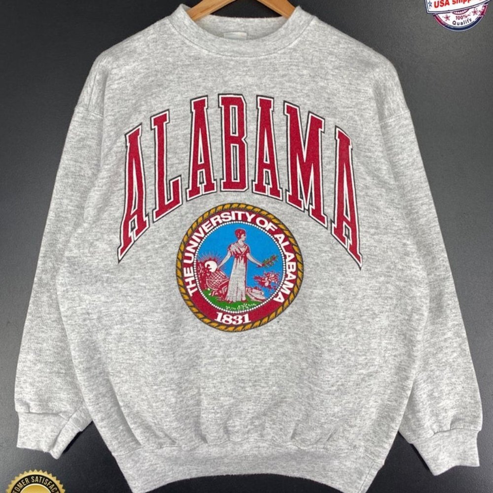 Alabama Crimson Tide Ncaa University Logo Sweatshirt